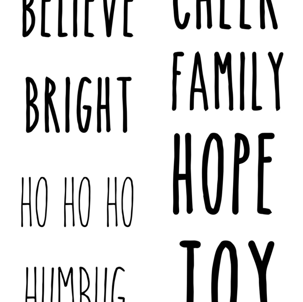 🎄 CLEARANCE 9in Rae Dunn Inspired Holiday Rolling Pins! - Picture 4 of 5